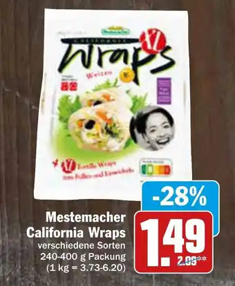 AEZ Mestemacher California Wraps 240-400 g Packung Angebot