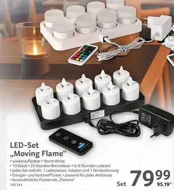 Selgros Led-set „moving flame “ Angebot