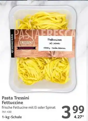 Selgros Pasta tressini fettuccine Angebot