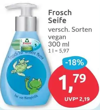 Budni Frosch Seife 300 ml Angebot