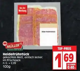 Edeka Müller's Heidefrühstück 100g Angebot