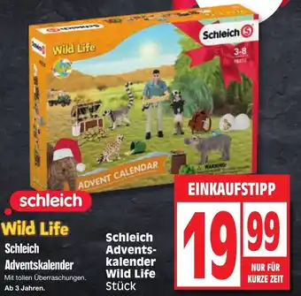 Edeka Schleich Adventskalender Wild Life Angebot