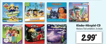 Lidl Kinder Hörspiel CD Angebot
