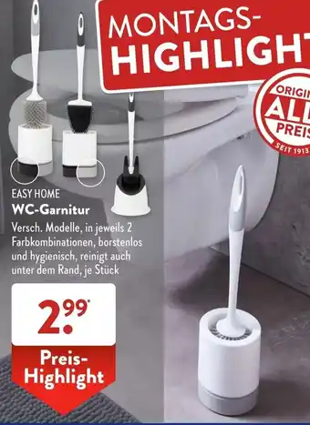 Aldi Süd Easy Home WC Garnitur Angebot