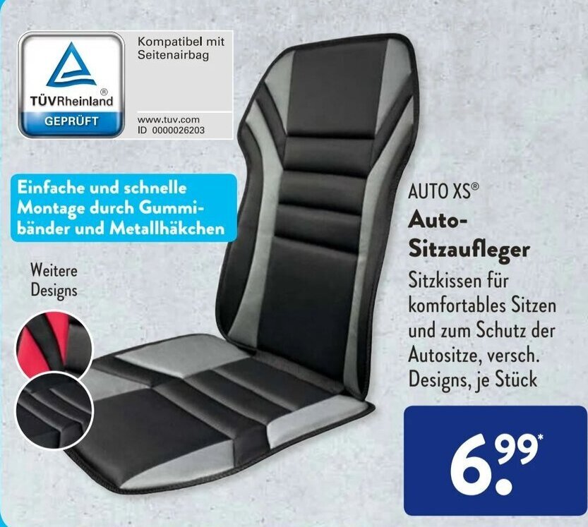 Auto XS Auto Sitzaufleger Angebot bei Aldi Süd