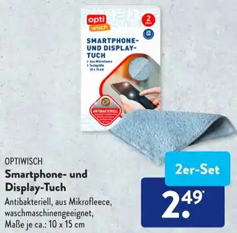 Aldi Süd Optiwisch Smartphone und Display Tuch Angebot