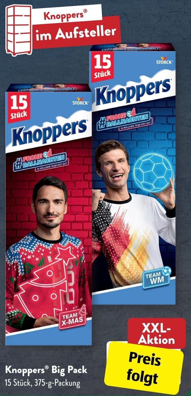 Knoppers Big Pack 375 g Packung Angebot bei Aldi Süd