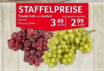 Selgros Trauben hell und dunkel Angebot