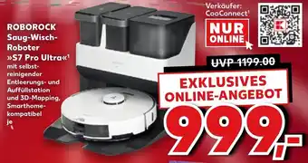 Kaufland Roborock Saug Wischroboter ,,S7 Pro Ultra" Angebot