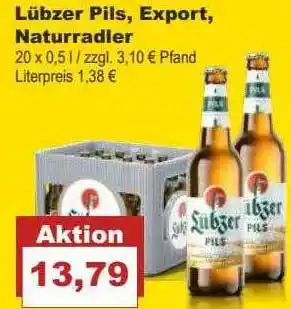 Bilgro Lüzber pils, export, naturradler Angebot