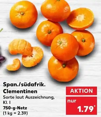 Kaufland Clementinen 750 g Netz Angebot