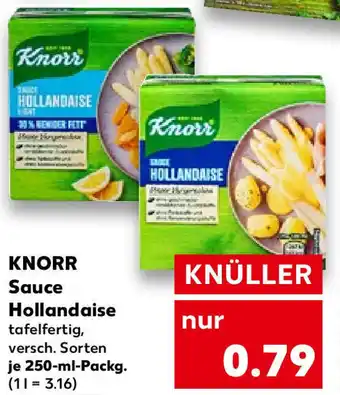 Kaufland Knorr Sauce Hollandaise 250 ml Packg. Angebot