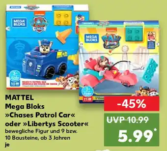 Kaufland Mattel Mega Bloks Chases Patrol Car oder Libertys Scooter Angebot