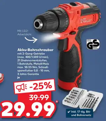 Kaufland My Project Akku Bohrschrauber Angebot