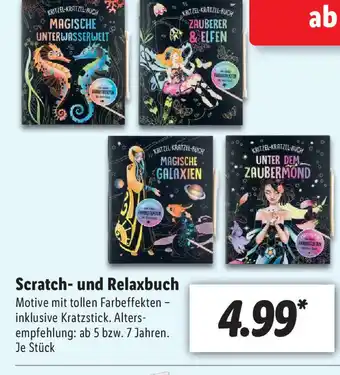 Lidl Scratch- und Relaxbuch Angebot