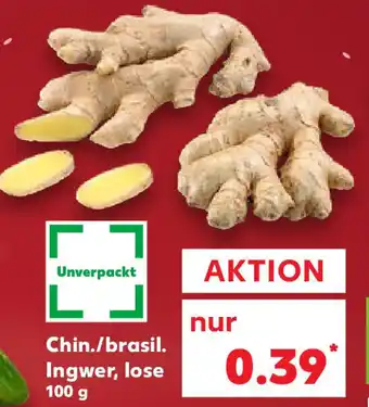 Kaufland Ingwer, lose 100 g Angebot