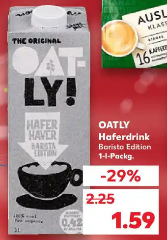 Kaufland Oatly Haferdrink 1 L Packg. Angebot