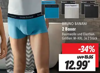 Lidl Bruno Banani 2 Boxer Angebot