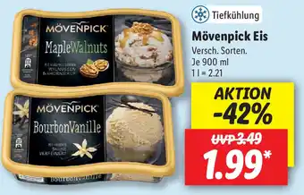 Lidl Mövenpick Eis 900ml Angebot