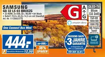 expert Techno Land Samsung GQ 32 LS 03 BBUXZG Angebot