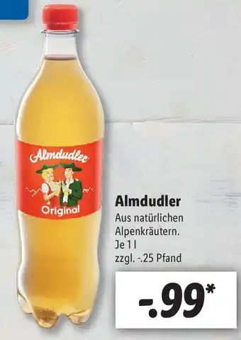 Lidl Almdudler 1L Angebot