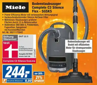 expert Techno Land Miele Bodenstaubsauger Complete C3 Silence Flex - SGSK5 Angebot