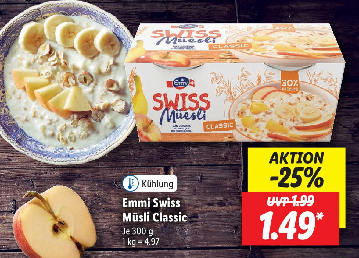 Emmi Swiss Müsli Classic 300g Angebot bei Lidl