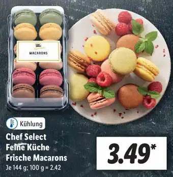 Lidl Chef Select Feine Küche Frische Macarons 144g Angebot