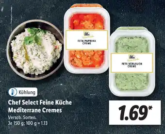 Lidl Chef Select Feine Küche Mediterrane Cremes 150g Angebot