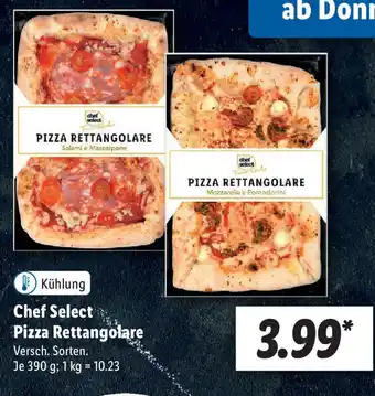 Lidl Chef Select Pizza Rettangolare 390g Angebot