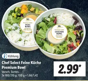 Lidl Chef Select Feine Küche Premium Bowl 180/210g Angebot