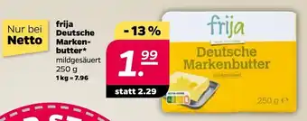 NETTO Frija Deutsche Markenbutter 250 g Angebot