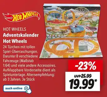 Lidl Hot wheels adventskalender hot wheels Angebot