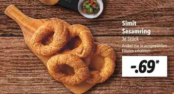 Lidl Unser brot simit sesamring Angebot