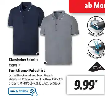 Lidl Crivit Funktions Poloshirt Angebot