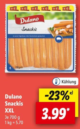 Lidl Dulano snackis xxl Angebot