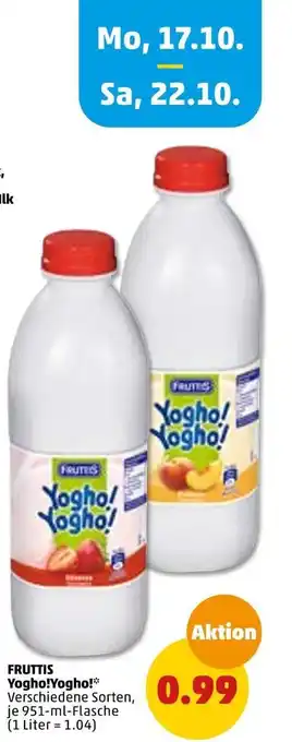 PENNY Fruttis trinkjoghurt yogho!yogho! Angebot