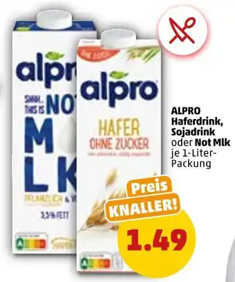 PENNY Alpro sojadrink oder not mlk Angebot