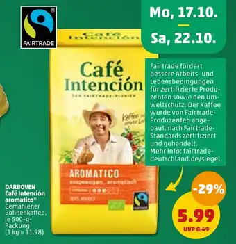 PENNY Darboven café intención aromatico Angebot