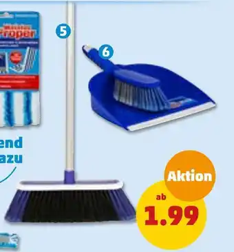 PENNY Meister proper besen, inkl. teleskopstiel oder kehr-set Angebot