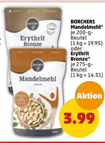 PENNY Borchers mandelmehl oder erythrit Angebot
