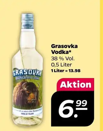 NETTO Grasovka Vodka 500 ml Angebot