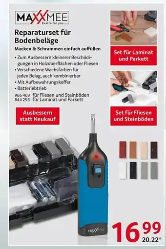 Selgros Maxxmee reparaturset für bodenbeläge Angebot