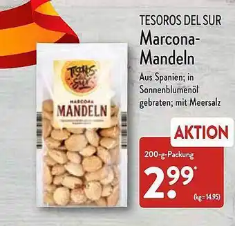 Aldi Nord Tesoros del sur marcona-mandeln Angebot