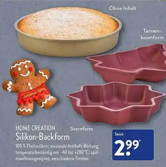 Aldi Nord Home creation silikon-backform Angebot