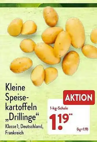 Aldi Nord Kleine speise-kartoffeln „drillinge“ Angebot