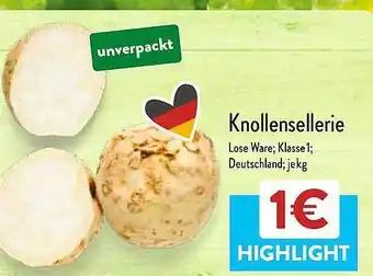 Aldi Nord Knollensellerie Angebot