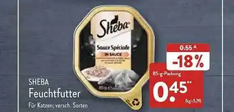 Aldi Nord Sheba feuchtfutter Angebot