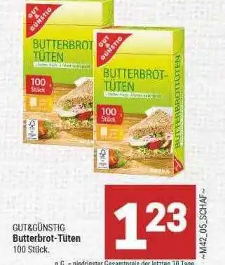 Marktkauf Gut & günstig butterbrot-tüten Angebot