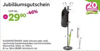 Mömax Jubiläumsgutschein kleiderständer Angebot